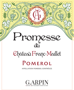 PROMESSE du Château Franc Maillet 2015 - AOP POMEROL - Chateaux G. ARPIN