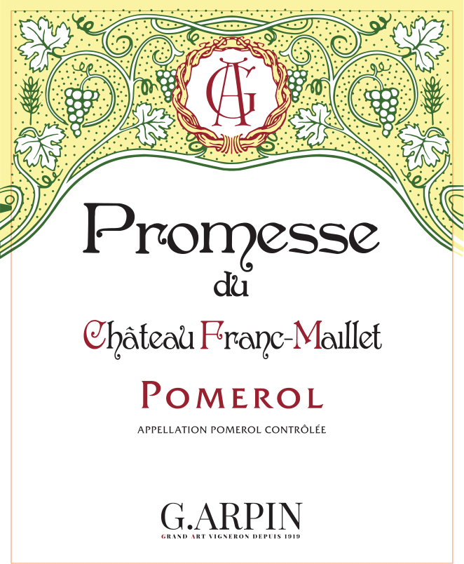 PROMESSE du Château Franc Maillet 2015 - AOP POMEROL - Chateaux G. ARPIN